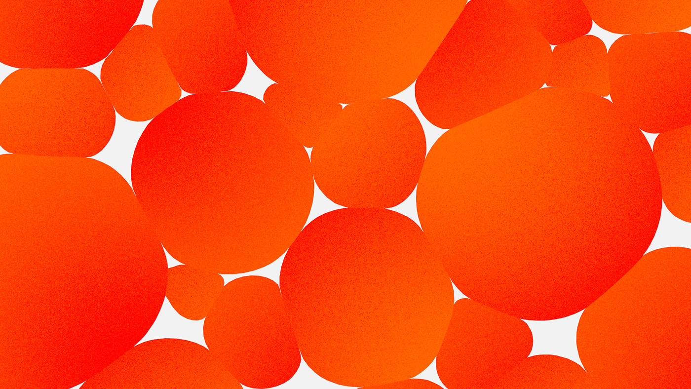 motion graphics softbody art direction  art personal Jens reel kinetic orange