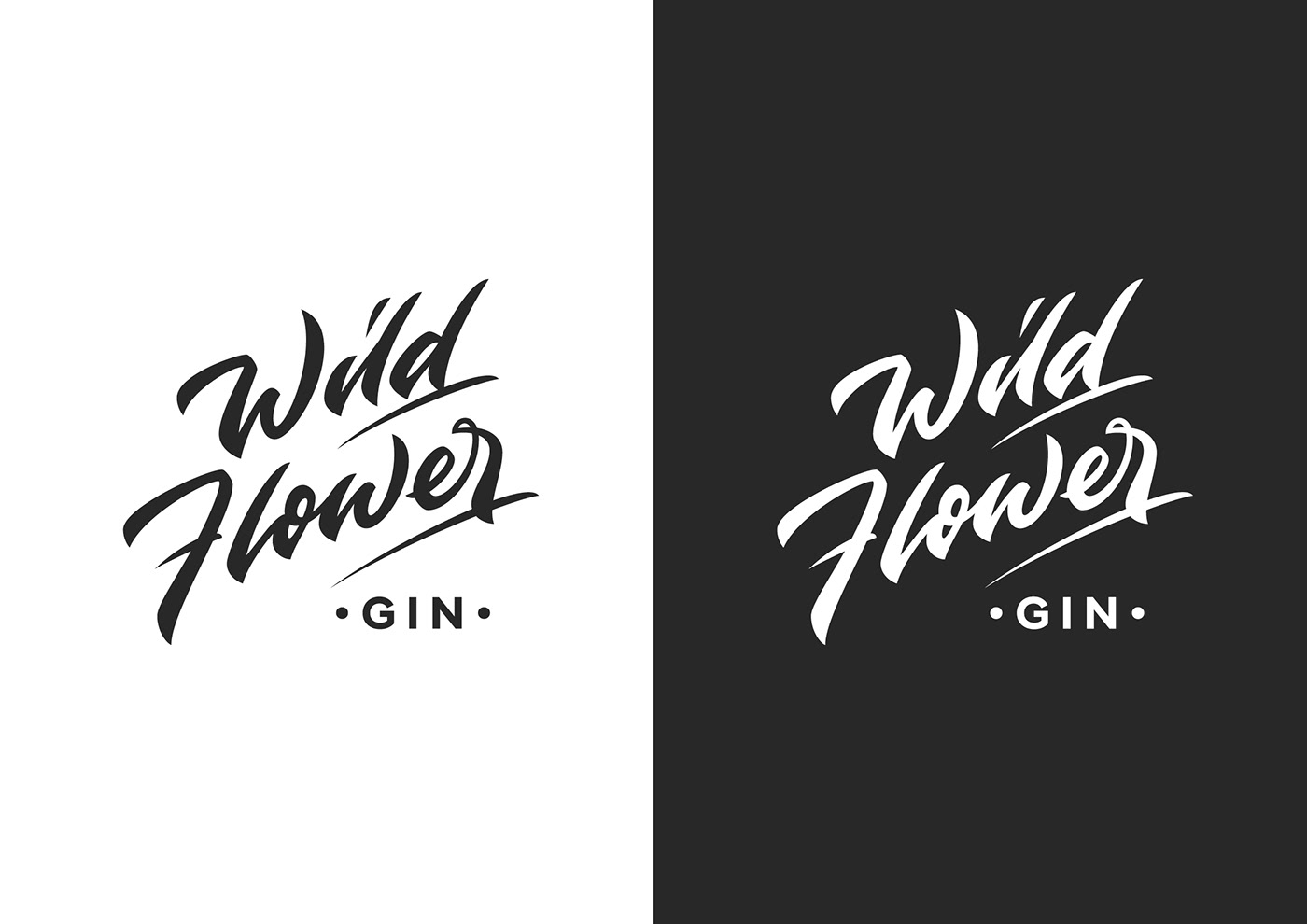 alcohol bottle distillery flower gin lettering logo Packaging pattern wild flower