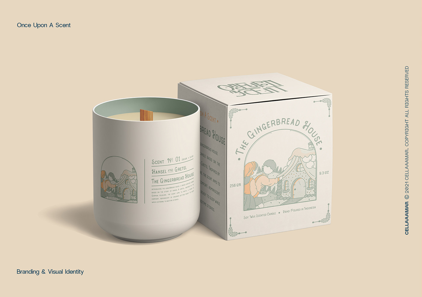 brand Brand Design brand identity branding  candle design fairy tale scented candle visual identity Packaging