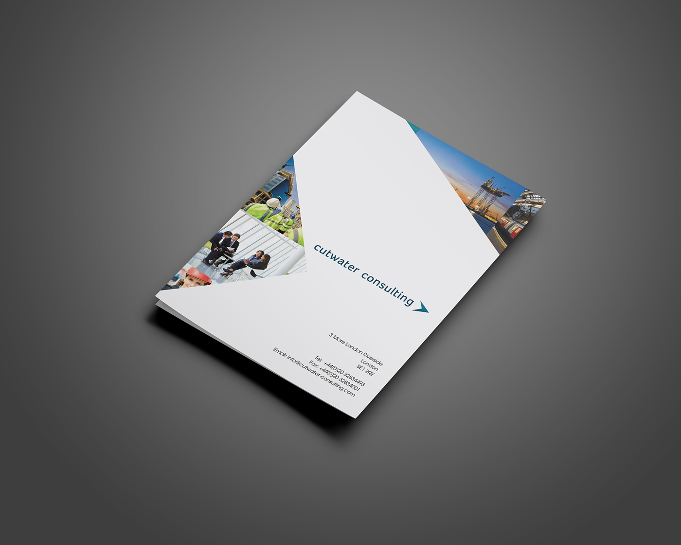 Broochure investment agency Investment construction brochure leaflet