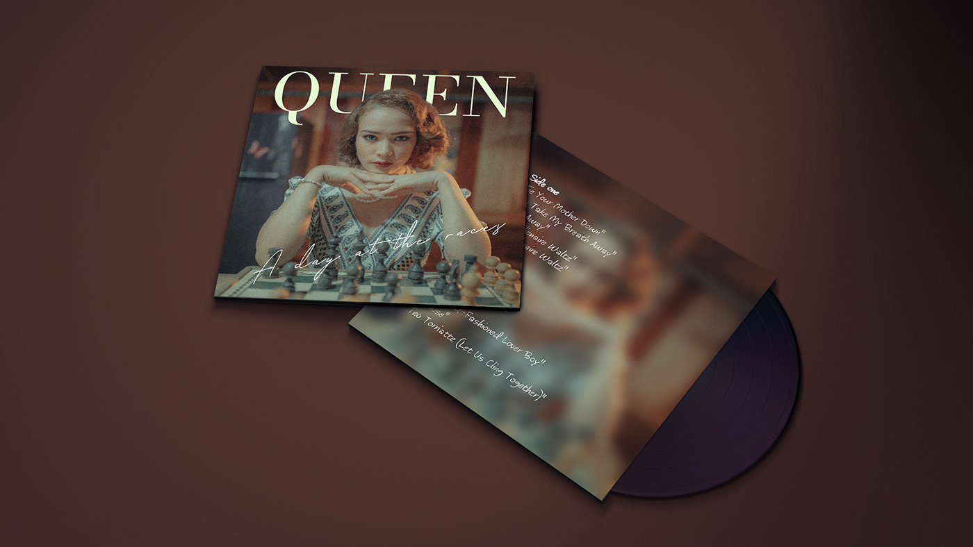 Album photoshop queen Vinyl Cover