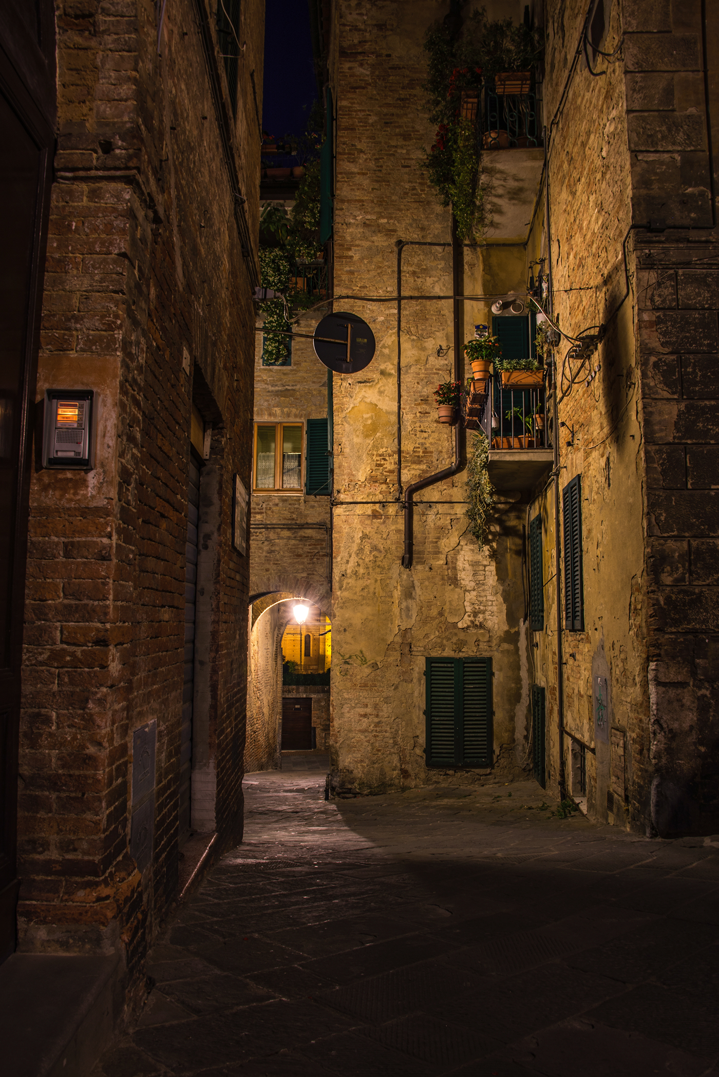 siena altstadt Italien Italy nacht night