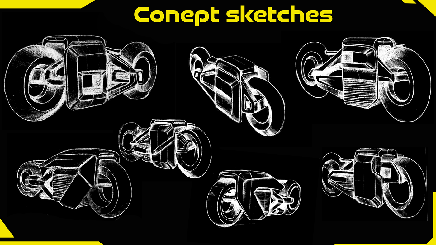 3D automotive   Bike bike design bikes product design  sketch