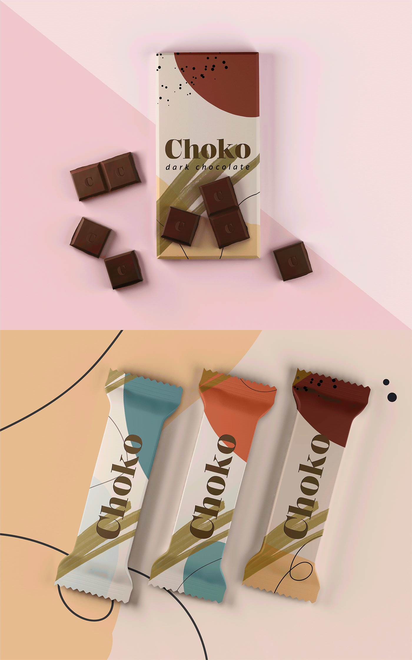brand identity branding  chocolate pattern Advertising  communication logo Logo Design Packaging inspire