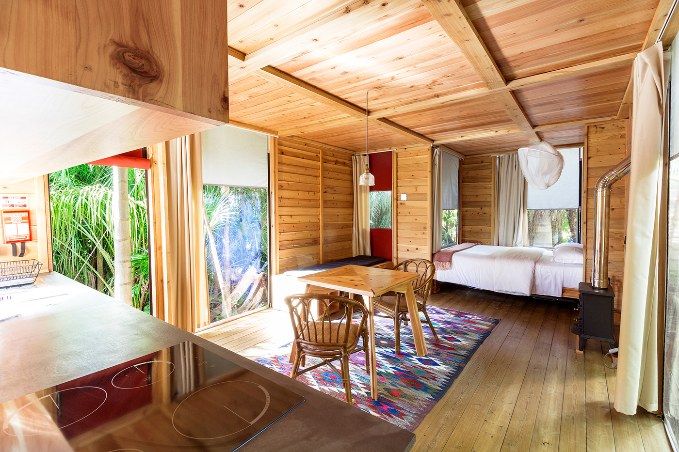 architecture Photography  glamping wood jungle Azores FAIAL