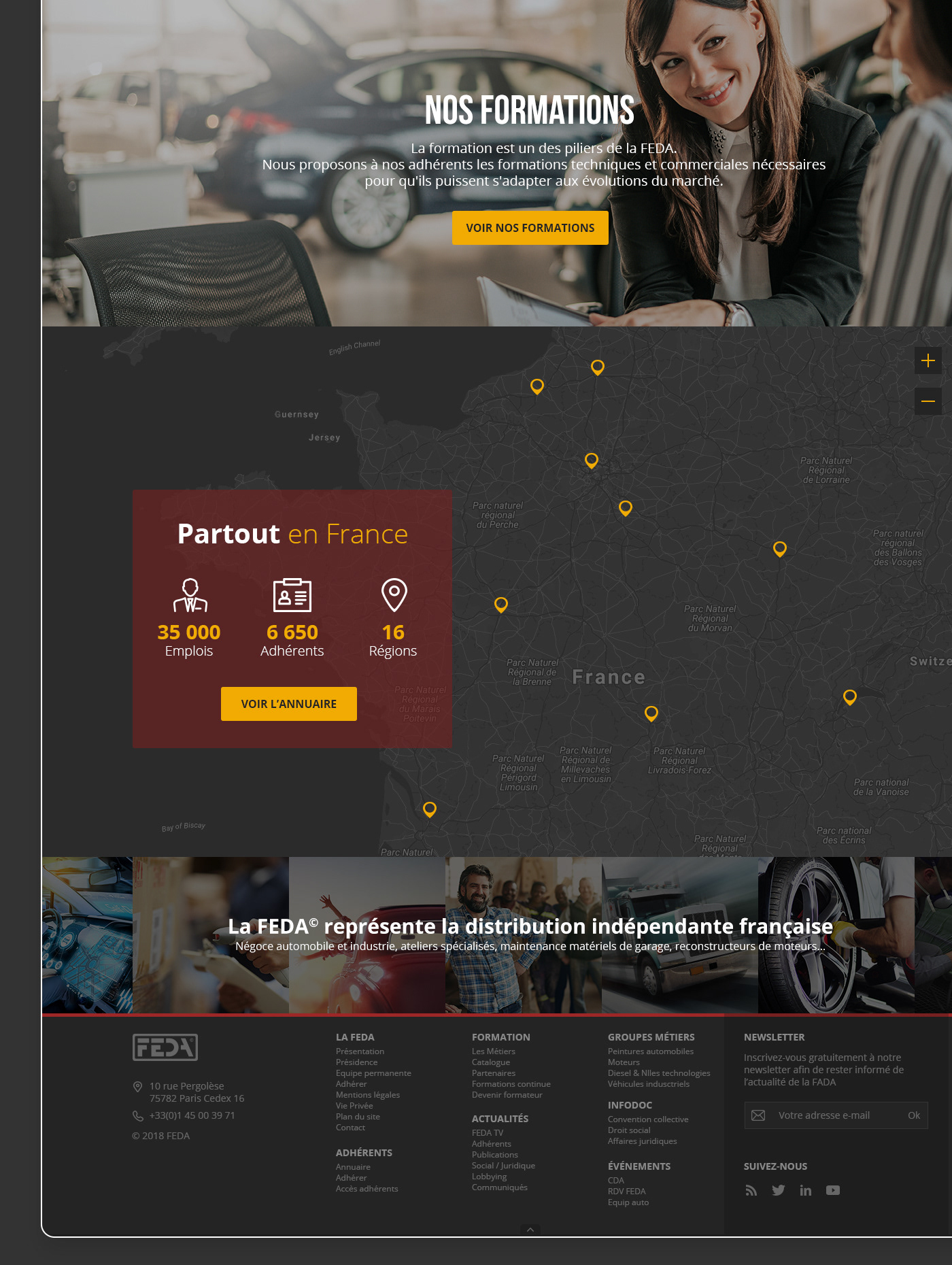 Web Design  Responsive UI ux automobile Website