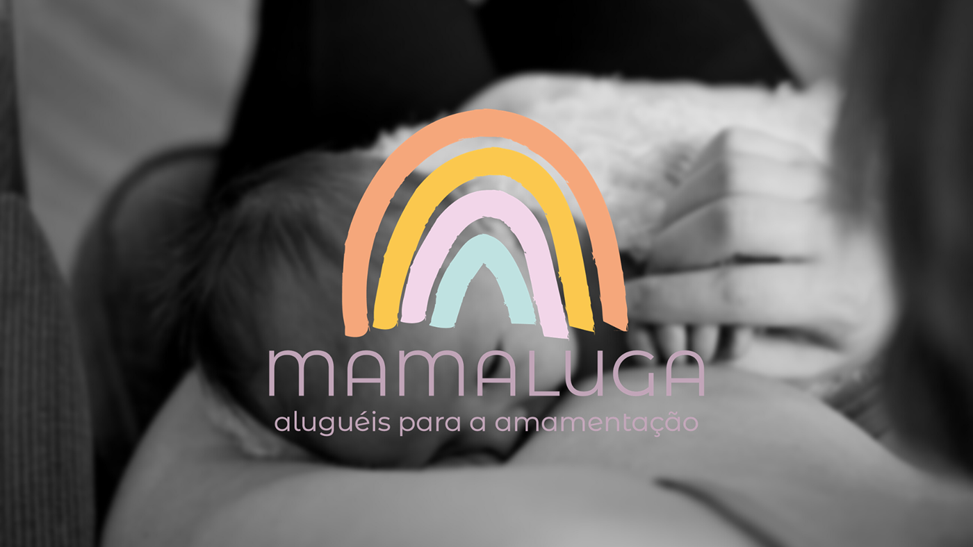 amamentação baby brand branding  breastfeeding design mamaluga mother oxytocin postpartum
