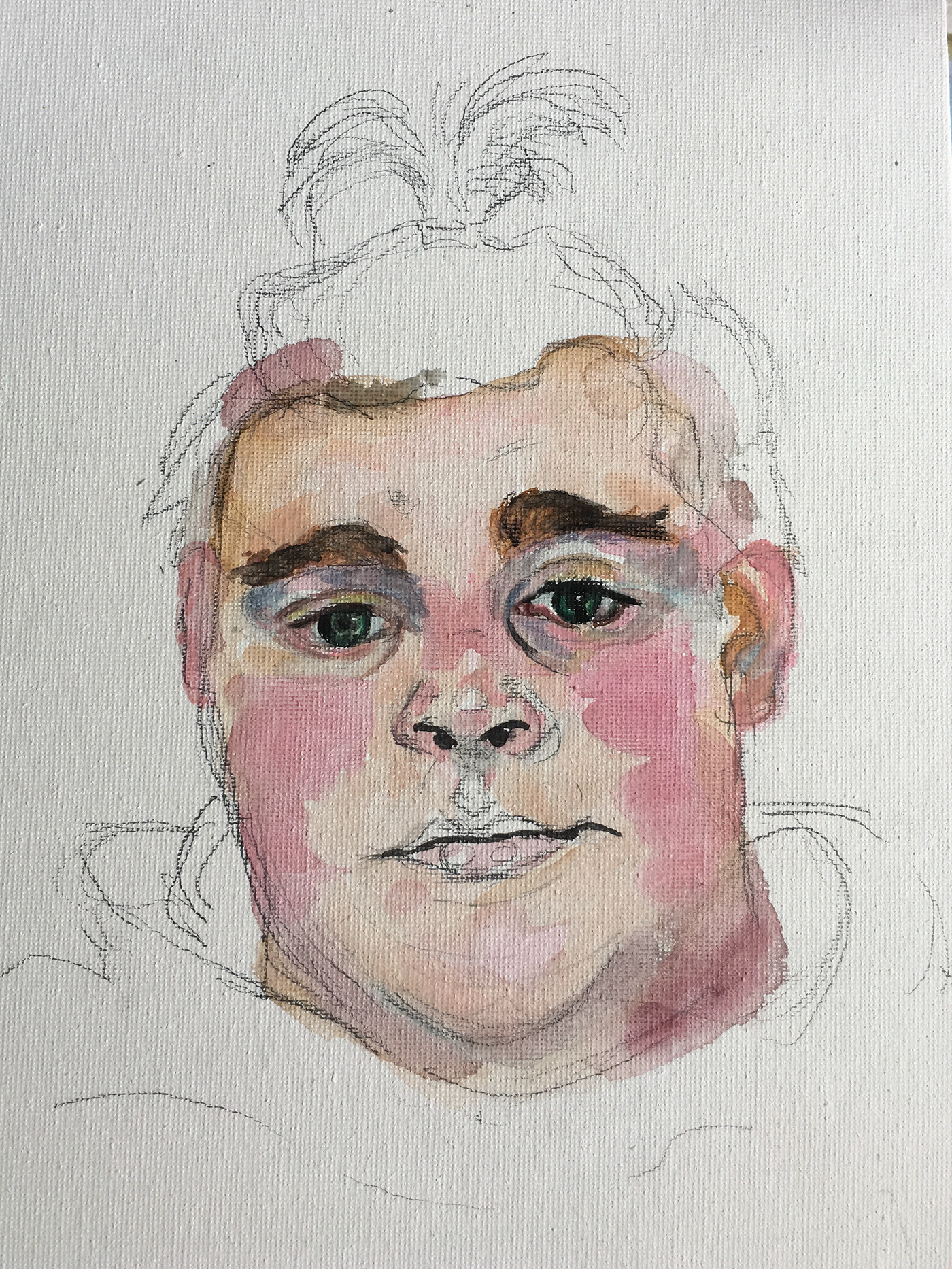 painting   portrait watercolor portrait watercolors