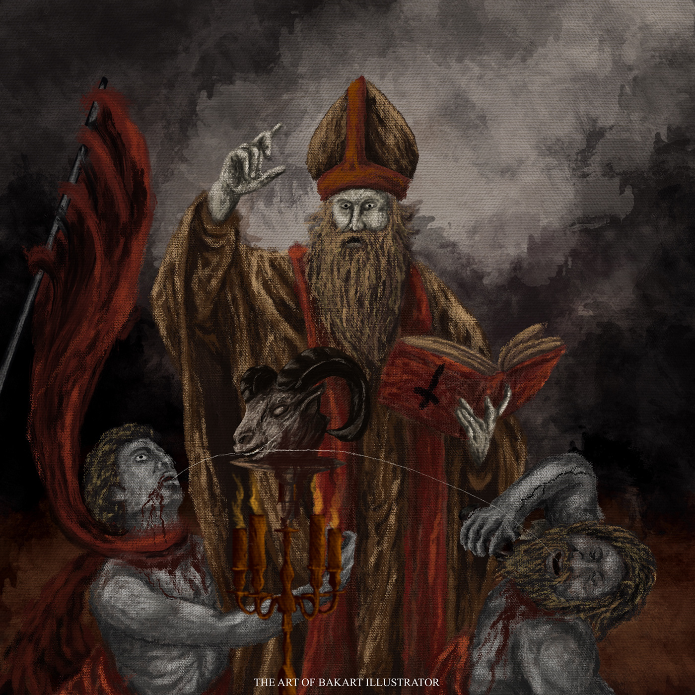 dark horror Cover Art album cover death metal black metal deathcore heavy metal poster Dogmatic