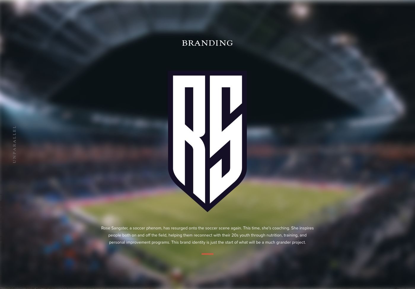 branding  logo Logo Design soccer unparallel identity personal branding coaching Health fitness