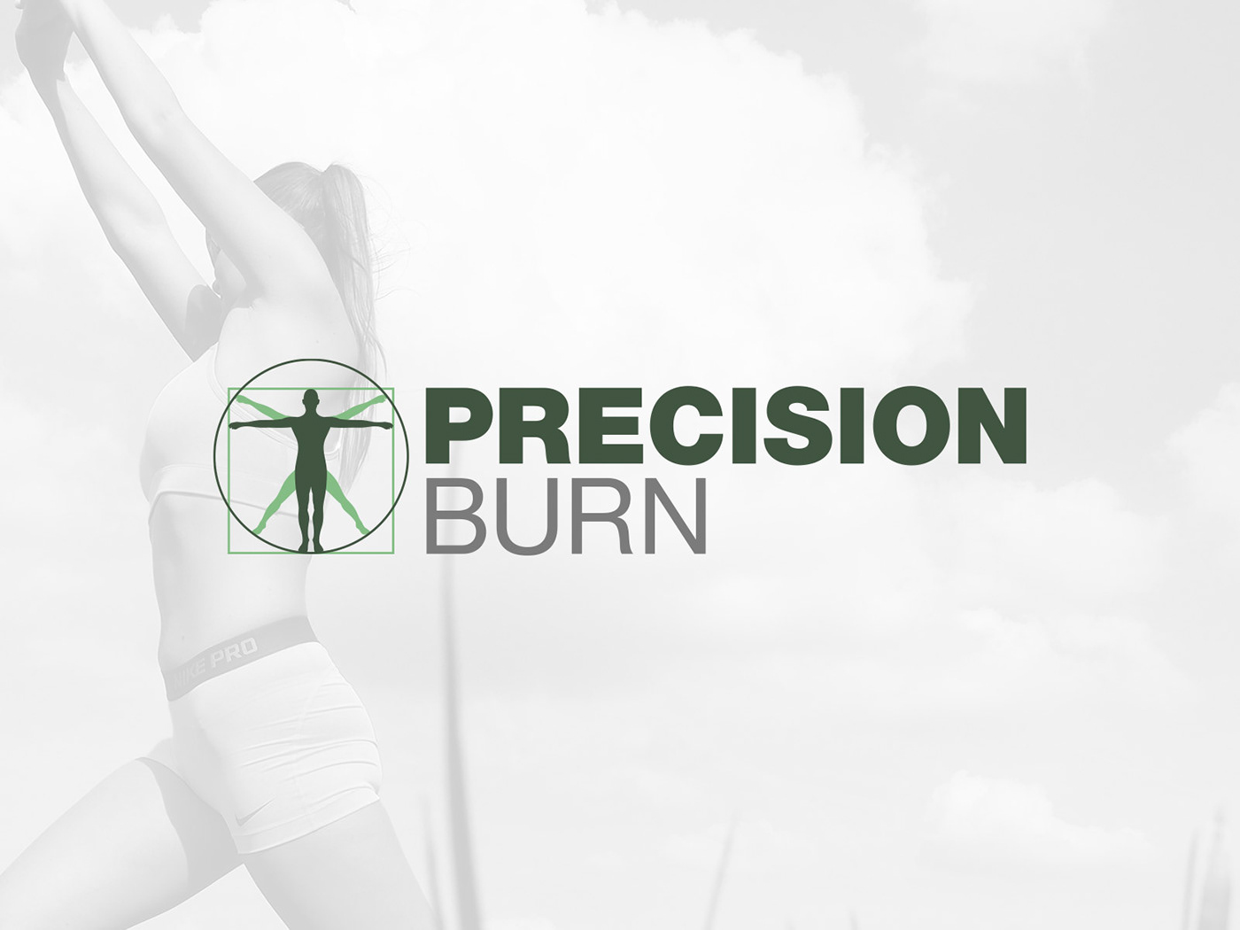 branding  burn fitness identity Identity Design logo Logo Design personal trainer personal training precision