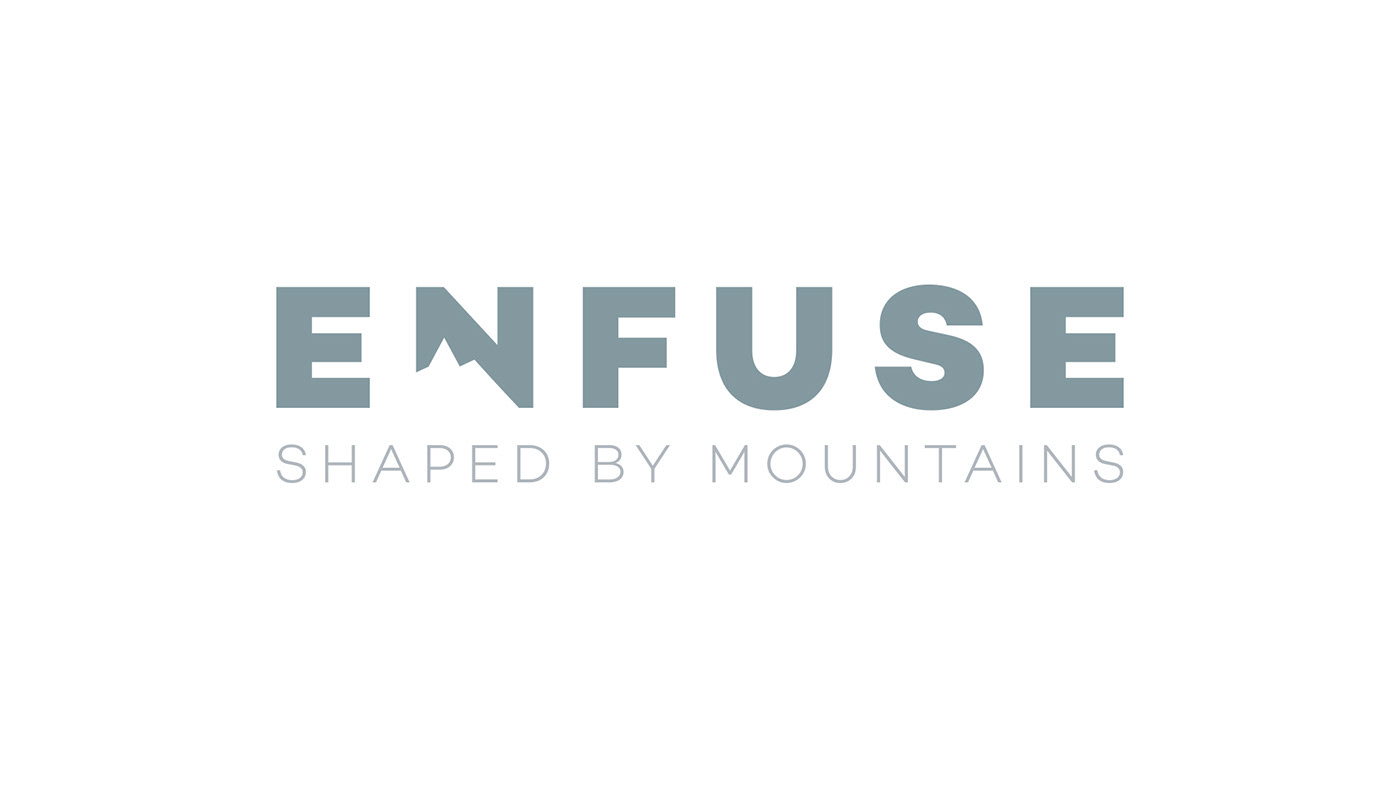 Enfuse graphic studio Landscape Logo Design mountain mountain logo Nature sport logo studio Travel