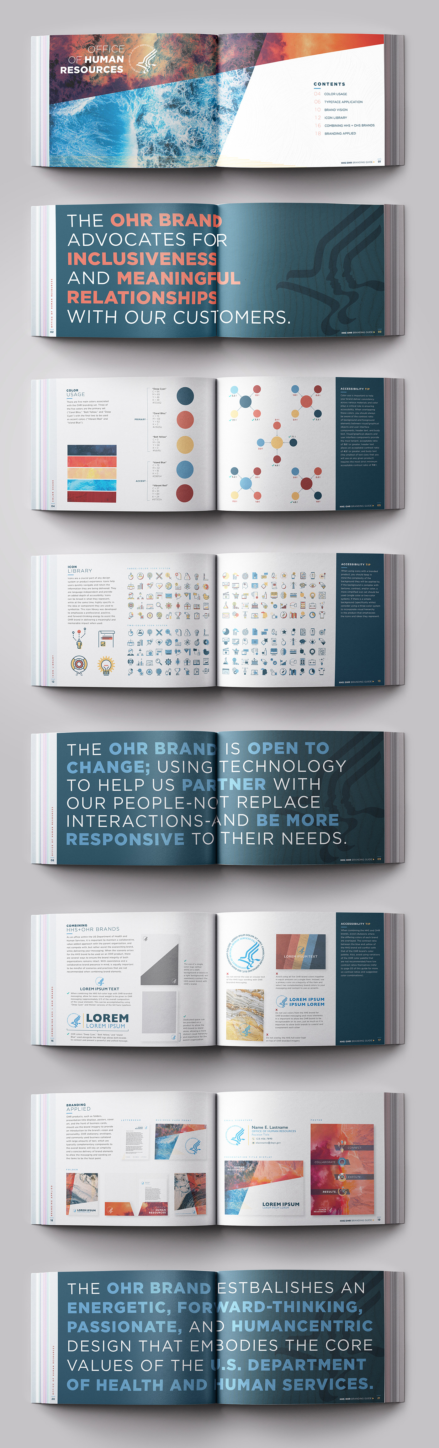 branding  branding guide design Government government design Human Resources political publication design rebranding