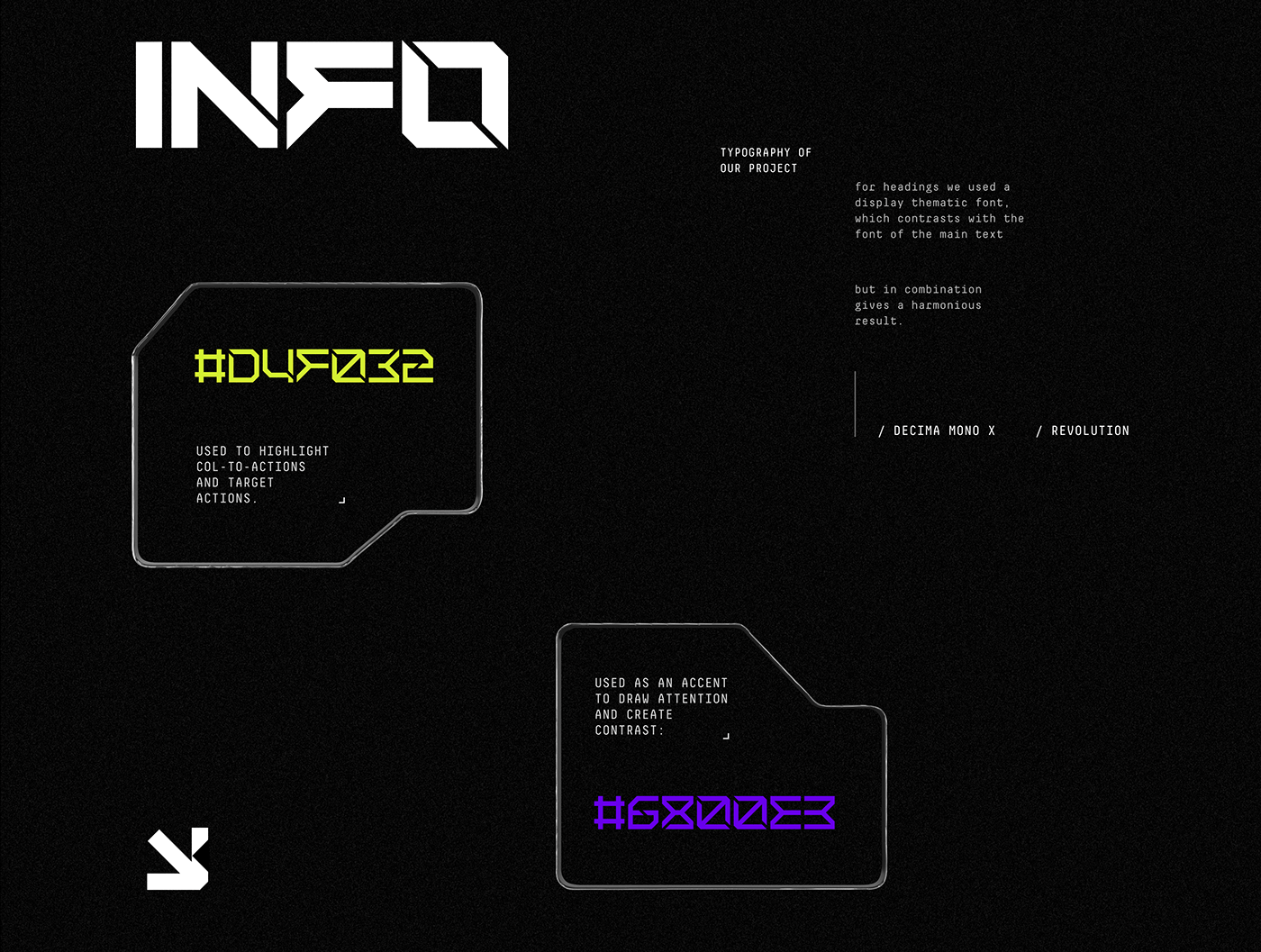 nft landing page UI/UX Cyberpunk 3D opensea crypto chrome effect