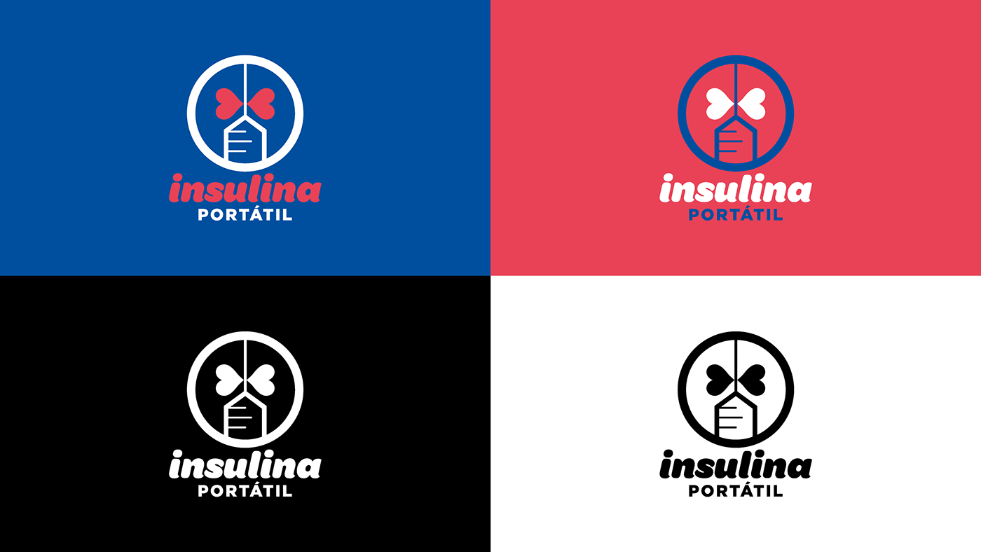 diabetes logo caligraphy visual identity brand redesign Brazil