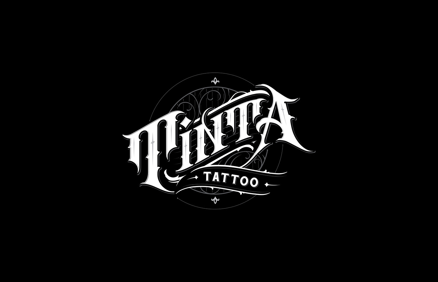 HAND LETTERING identity lettering logo Logotype Retro tattoo typography  