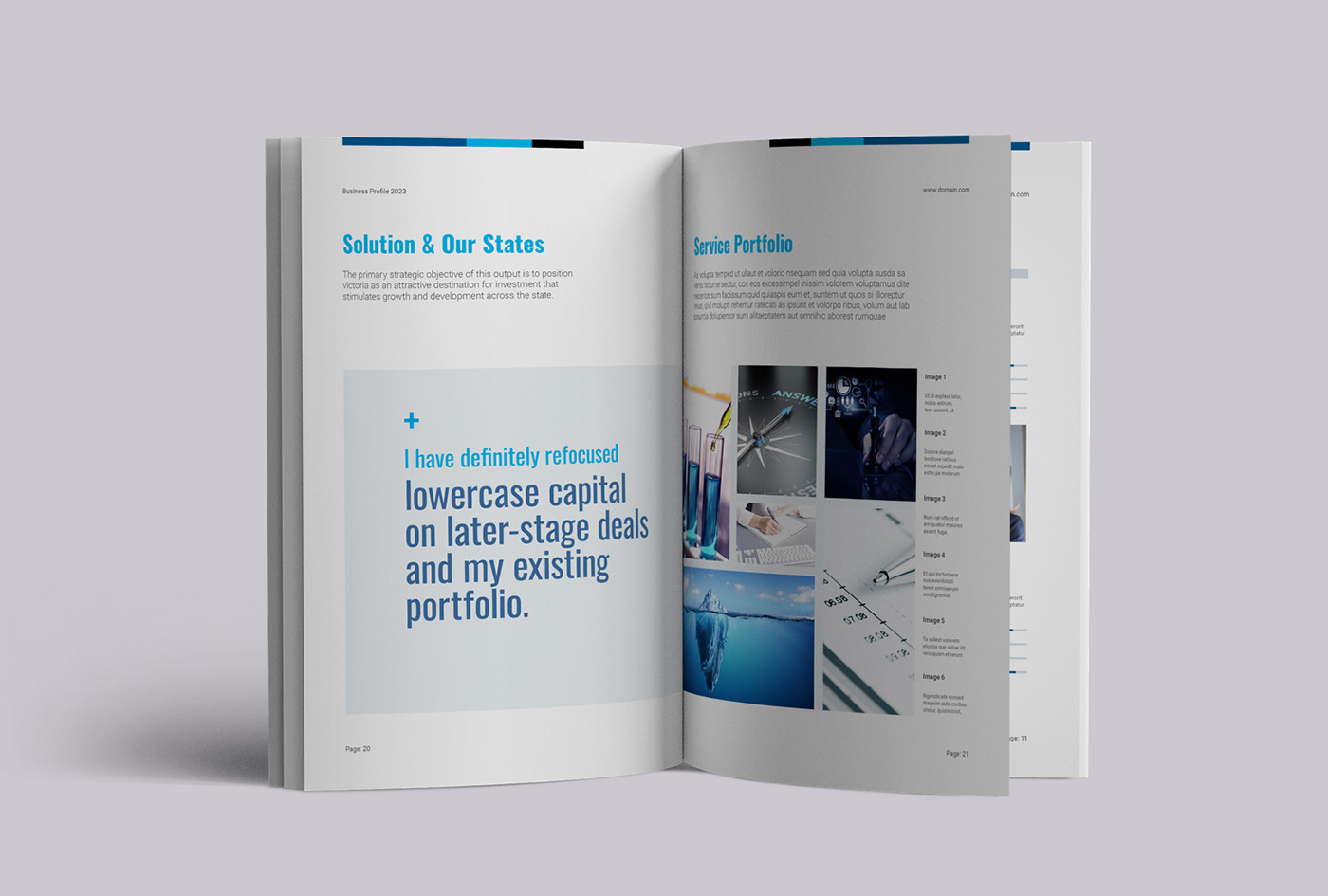 annual report brand identity brochure brochure design company profile Corporate Design print yearly brochure