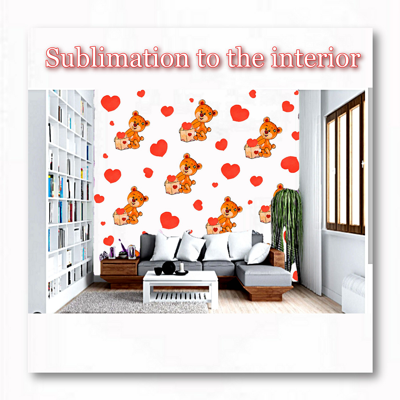 Sublimation design for Valentine's Day