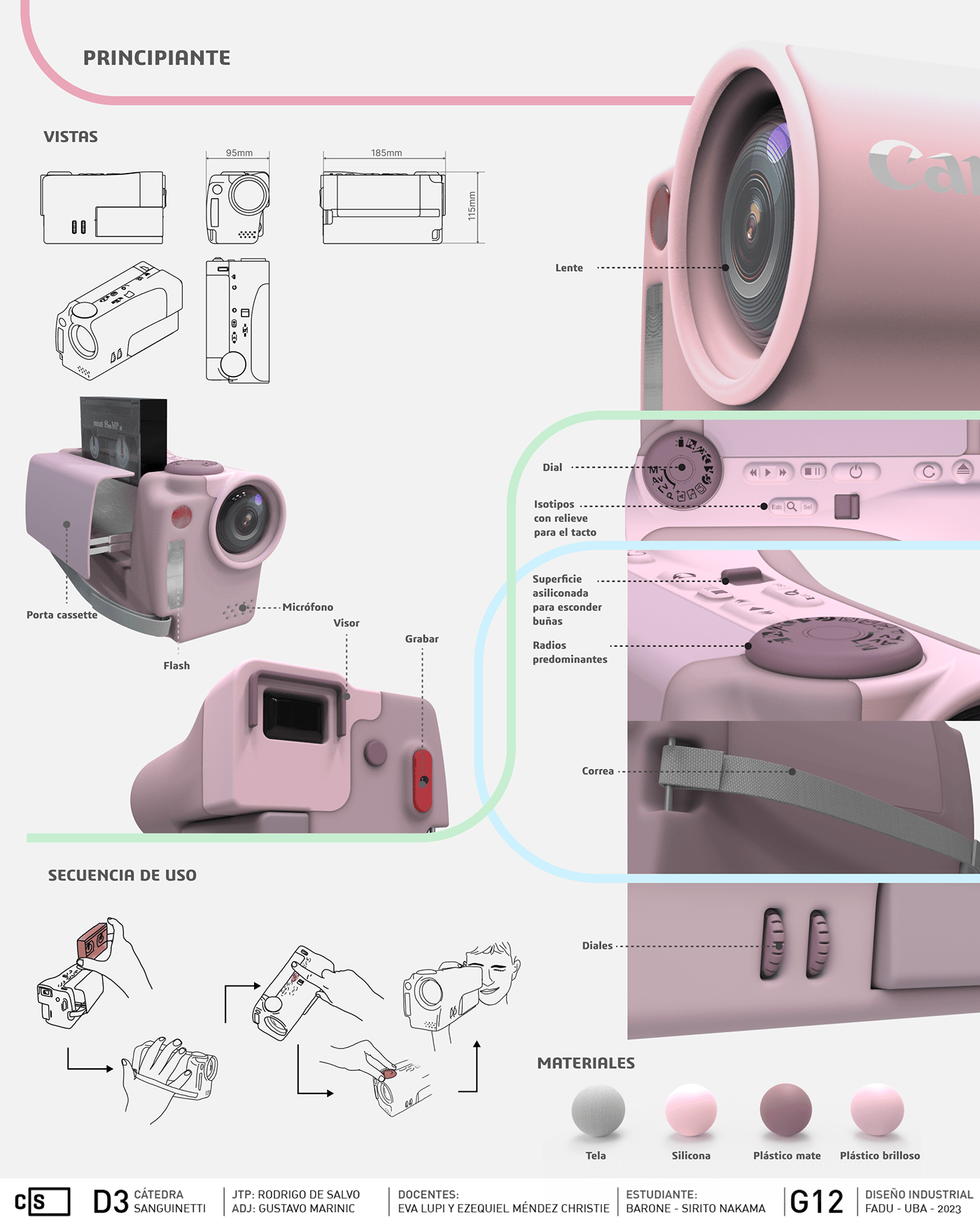 #cámara #diseñoindustrial #diseñoproducto #videocamara