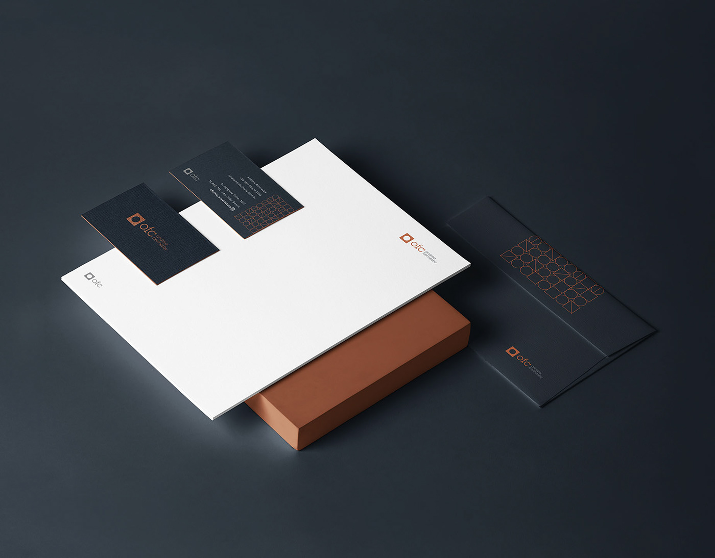 architecture brand design minimalist marca Navorsky Porto Velho identity black coper  