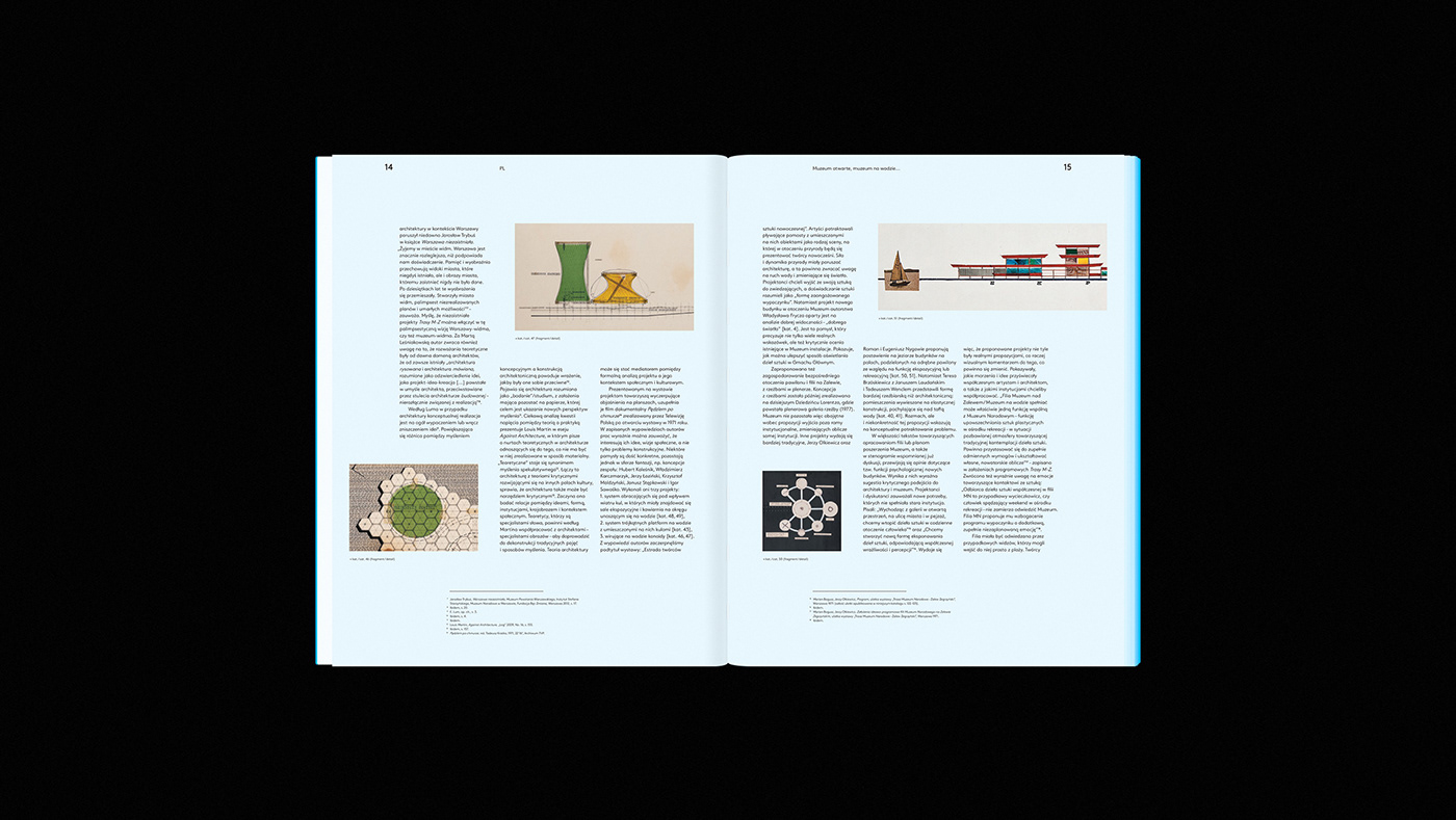 print Catalogue Exhibition  museum conceptual gradient