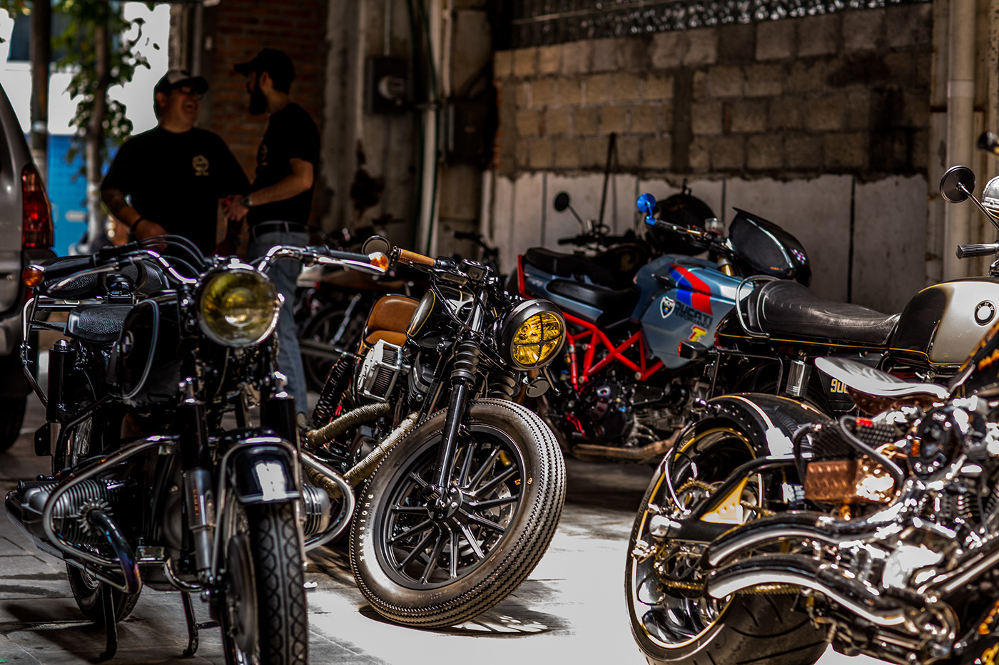 73 VMA BMW Custom Harley Davidson motorcycles triumph vintage moto art
