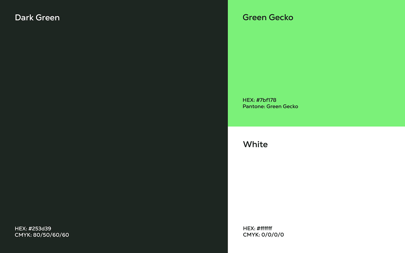 Color palette for green energy company logo