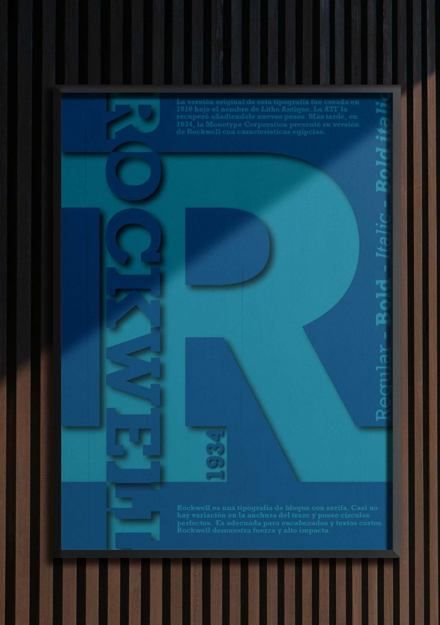 composition Typographic composition typography   rockwell