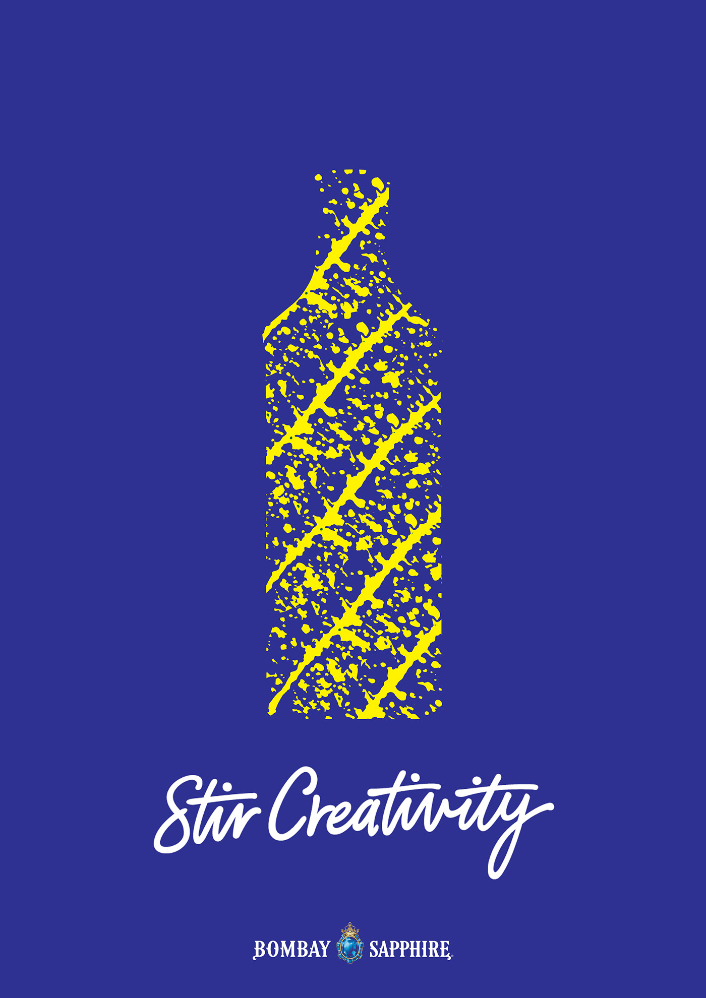 Bombay Sapphire STIR CREATIVITY talenthouse artwork adobe illustrator branding  Campaign Design Advertising  marketing  