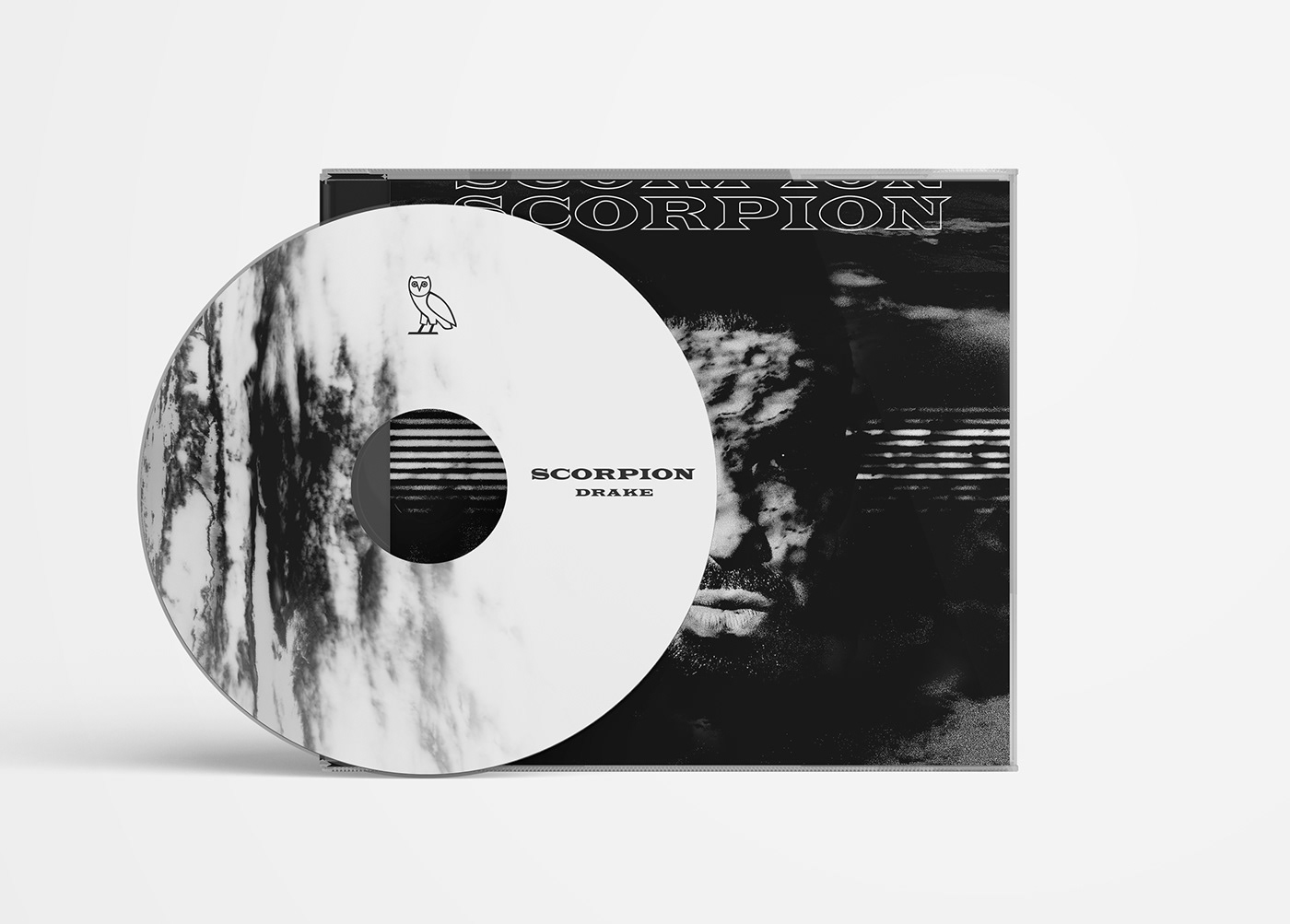 Drake Album artwork concept digital music cover art direction scorpion