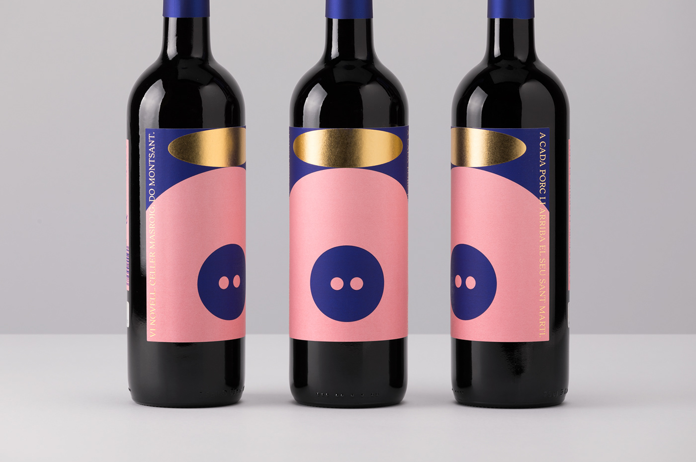 barcelona domontsant wine party pig Webdesign motiondesign gold