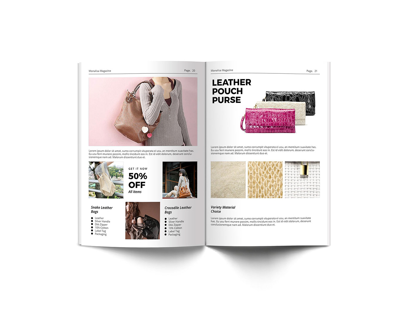 magazine Multipurpose Style Layout Fashion  trend print template brochure commercial