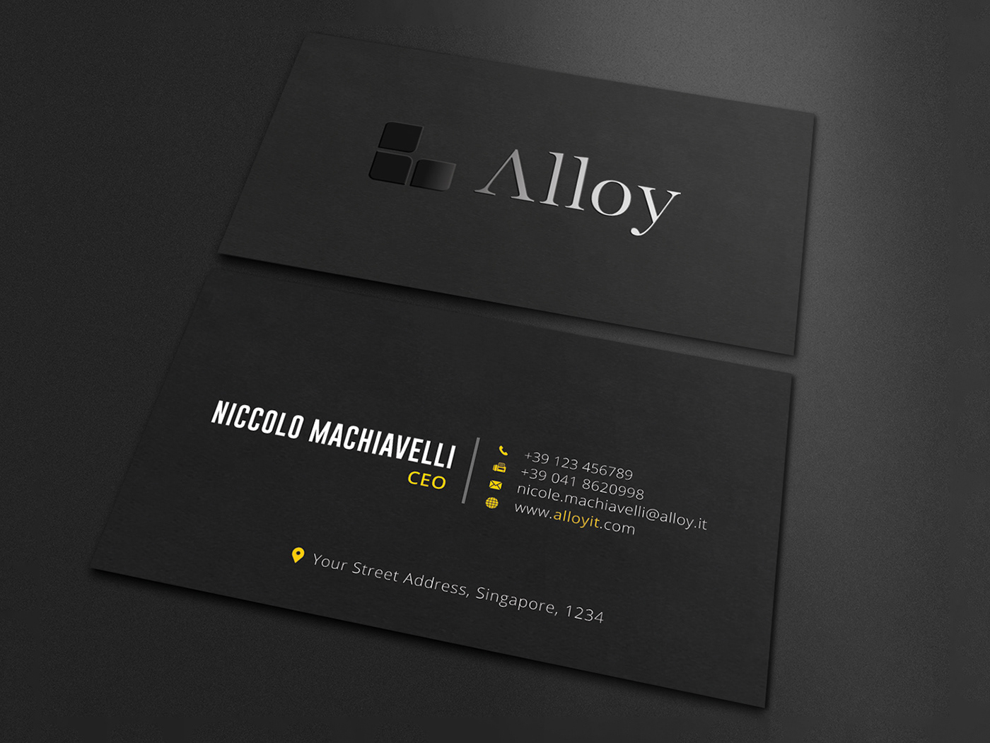 Business Card Mockup PSD file Free Download Vol.1 on Behance