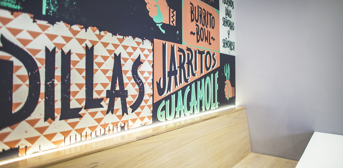 logo Corporate Identity Mexican restaurant Czech Republic Fast food Burrito typography  