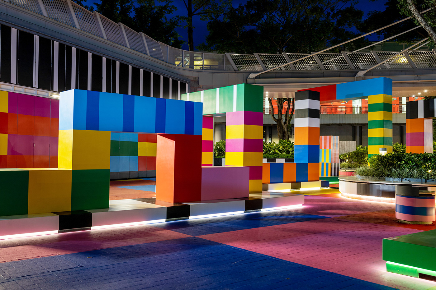 color installation design immersive art sculpture Hong Kong craig and karl