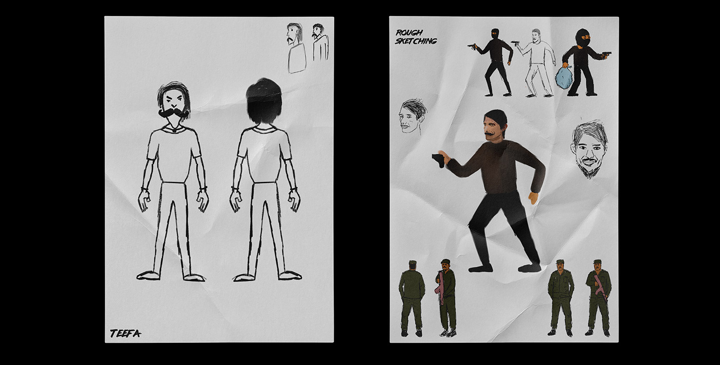 Character design  concept art drive hamzamajeedkhan NCA nca lahore neon demon nightcall platformer videogame