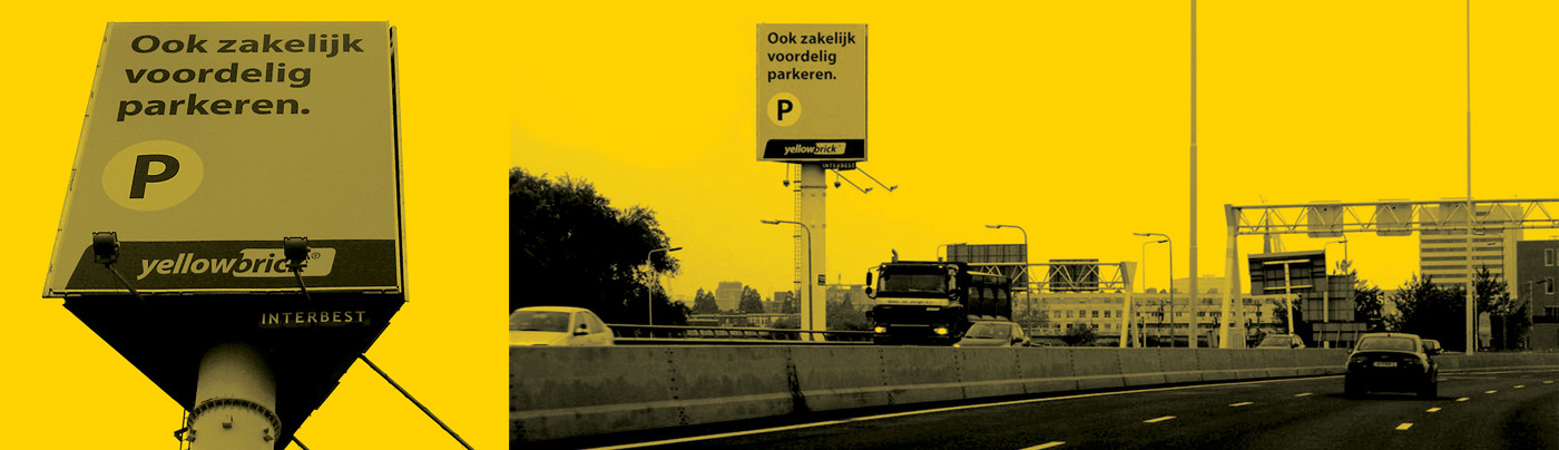 app campagne yellow brick geel strategie mediaplanning Parkeren parking campaign mobile dutch digital