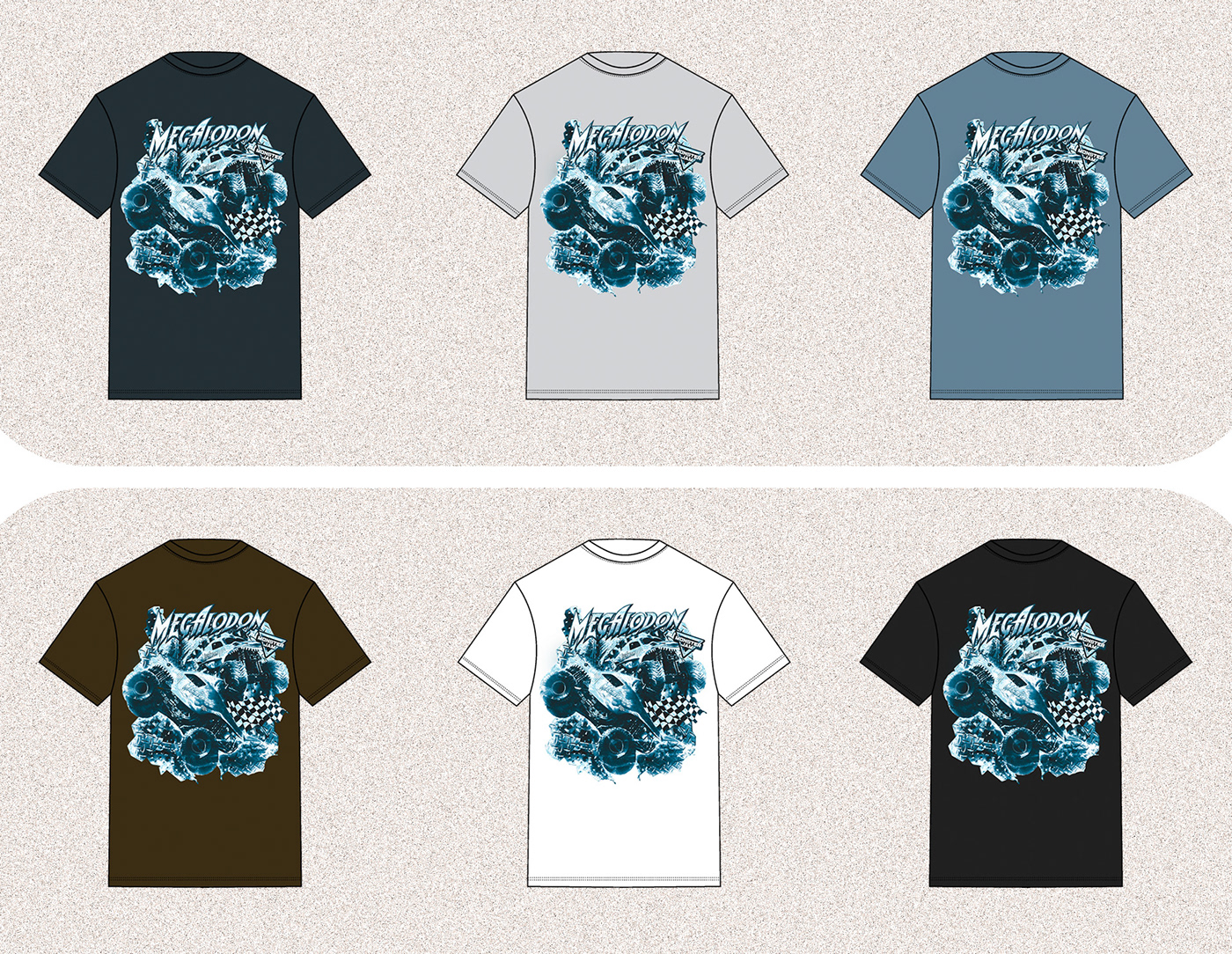 design Entertainment Fashion  Feld Feld Entertainment merchandise monster jam Monster Truck motorsports t-shirt