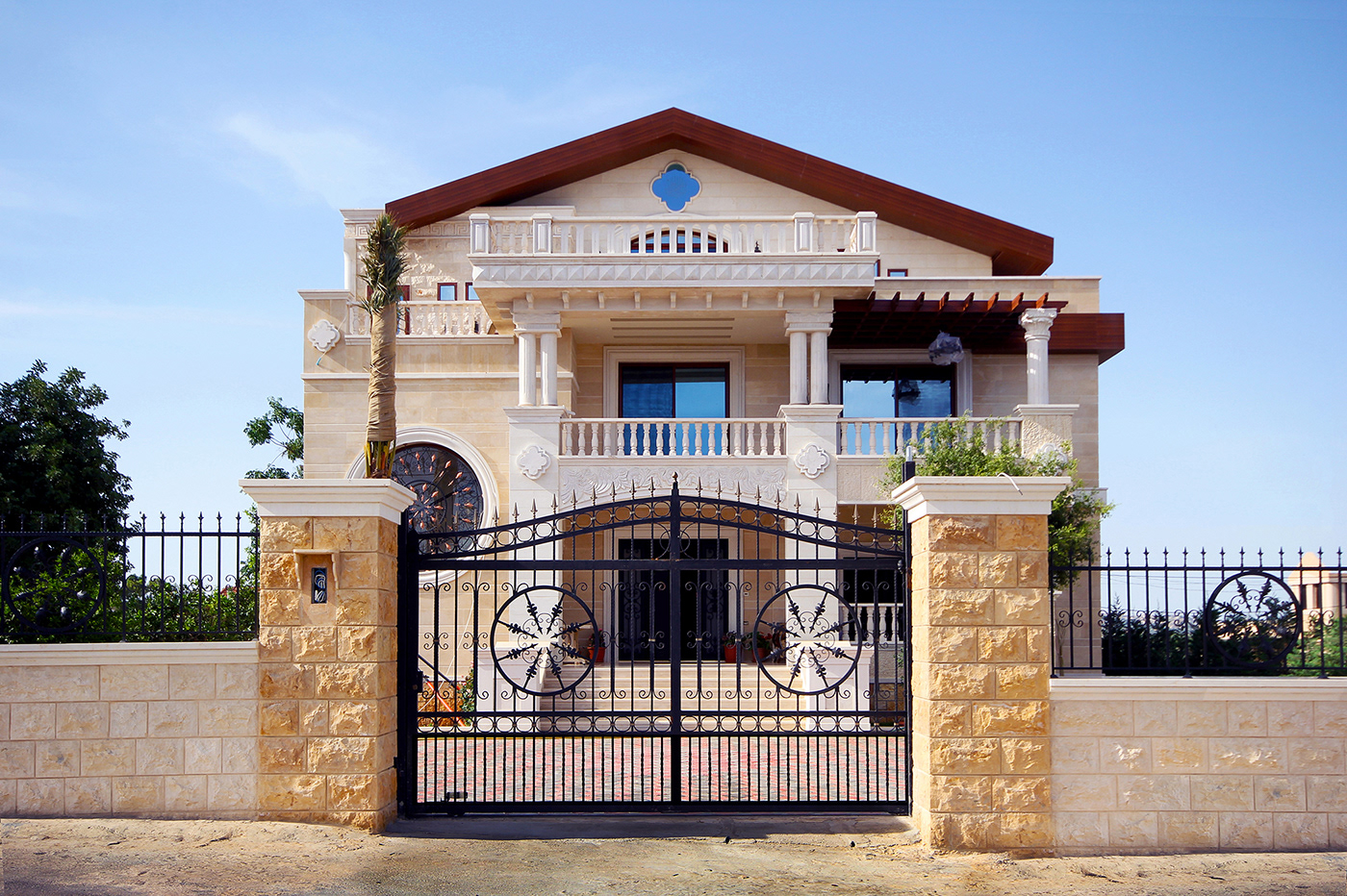renovation Villa Classic traditional concept exterior materials stone  work architecture Photography 