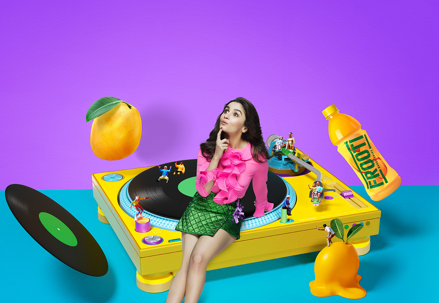 CGI vfx CG 3D Food  people colorful toys lifestyle Fashion 