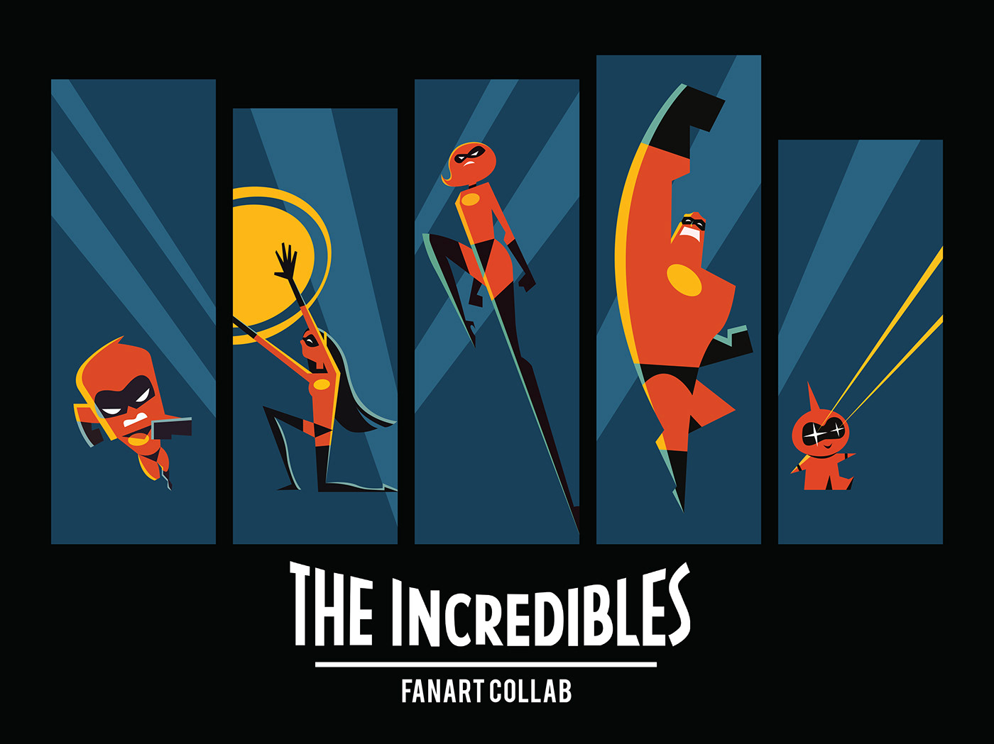 The Incredibles fanart ILLUSTRATION  design