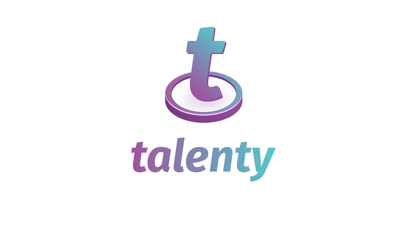 brand brand identity logo school Soft Skills TAlent talenty teach University
