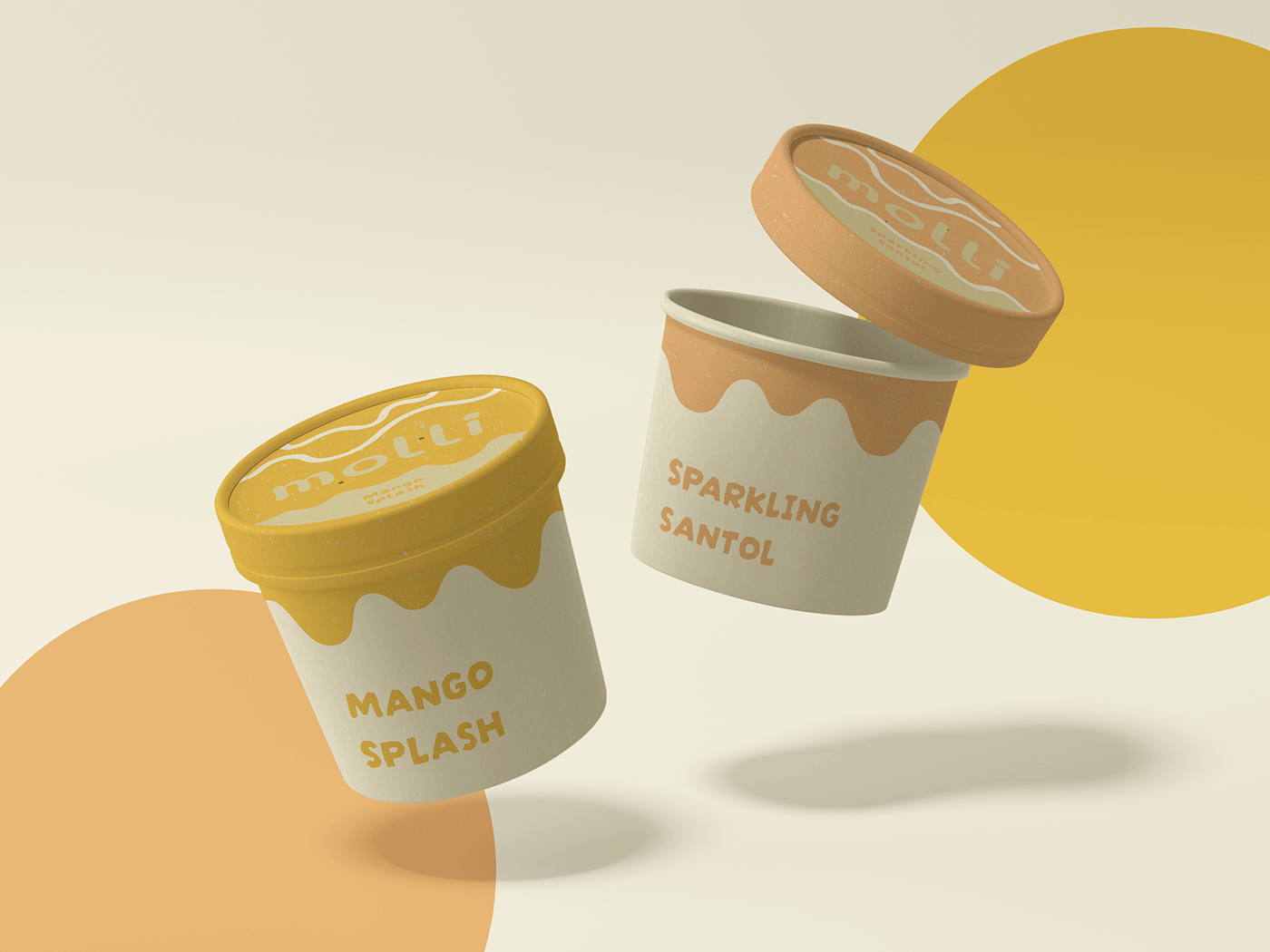 brand identity ice cream Logo Design orgainc Packaging