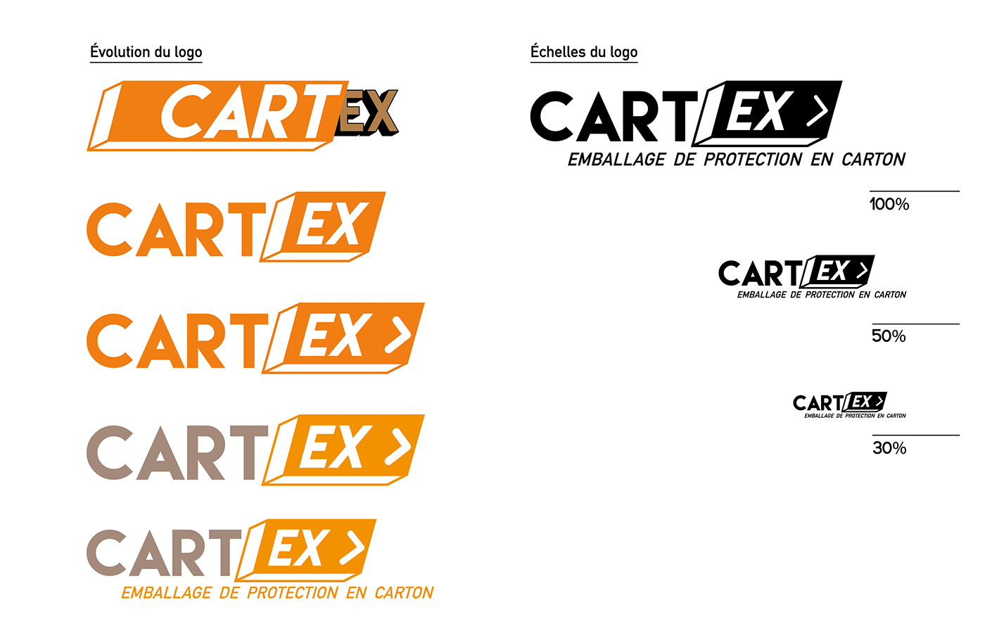 CARTEX carton Kraft craft logo