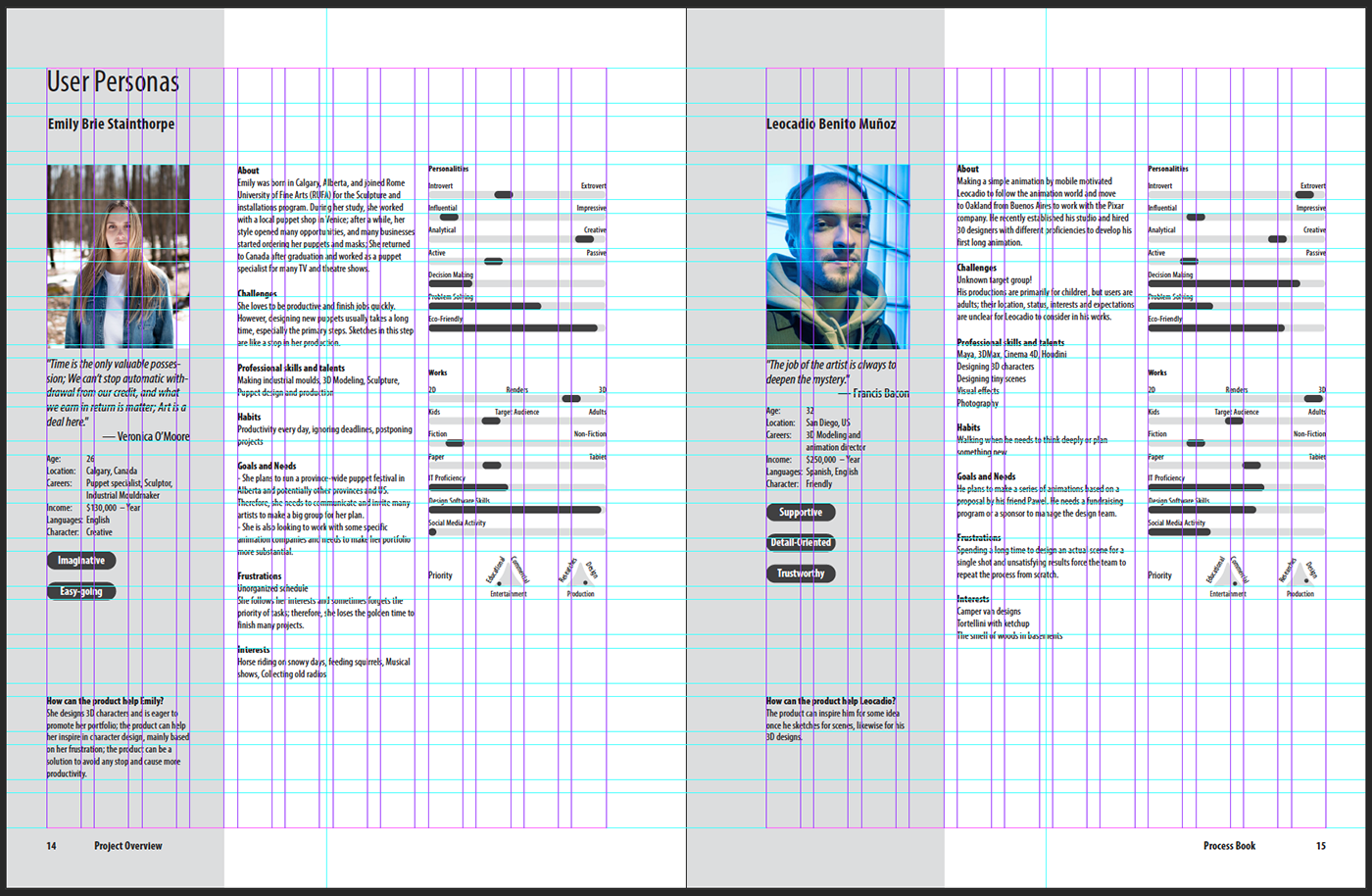 Processbook Layout Design editorial Layout InDesign print
