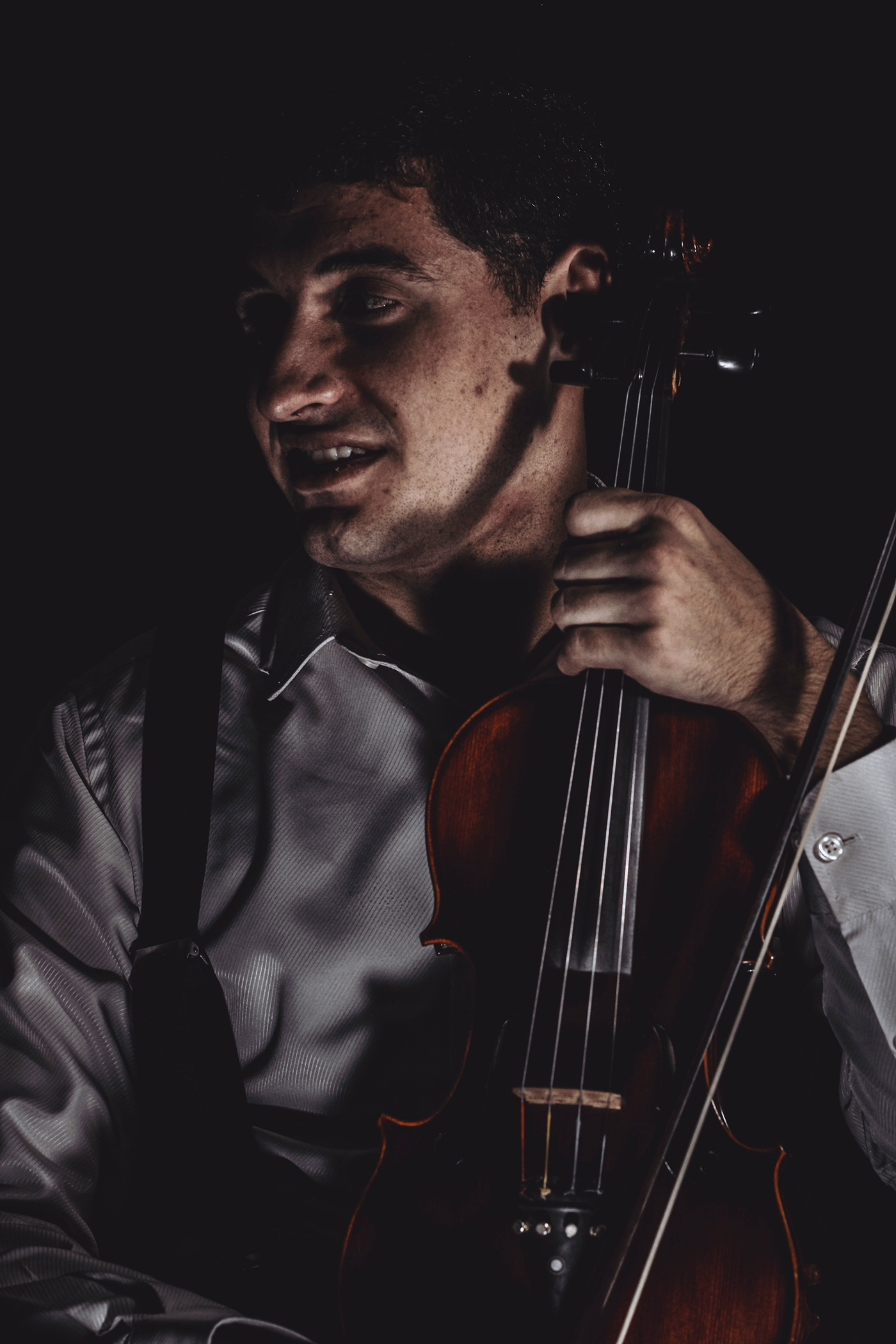 black and white Canon 85mm ensaio fotográfico ensaio masculino musica portrait retrato violinist violinista Violino