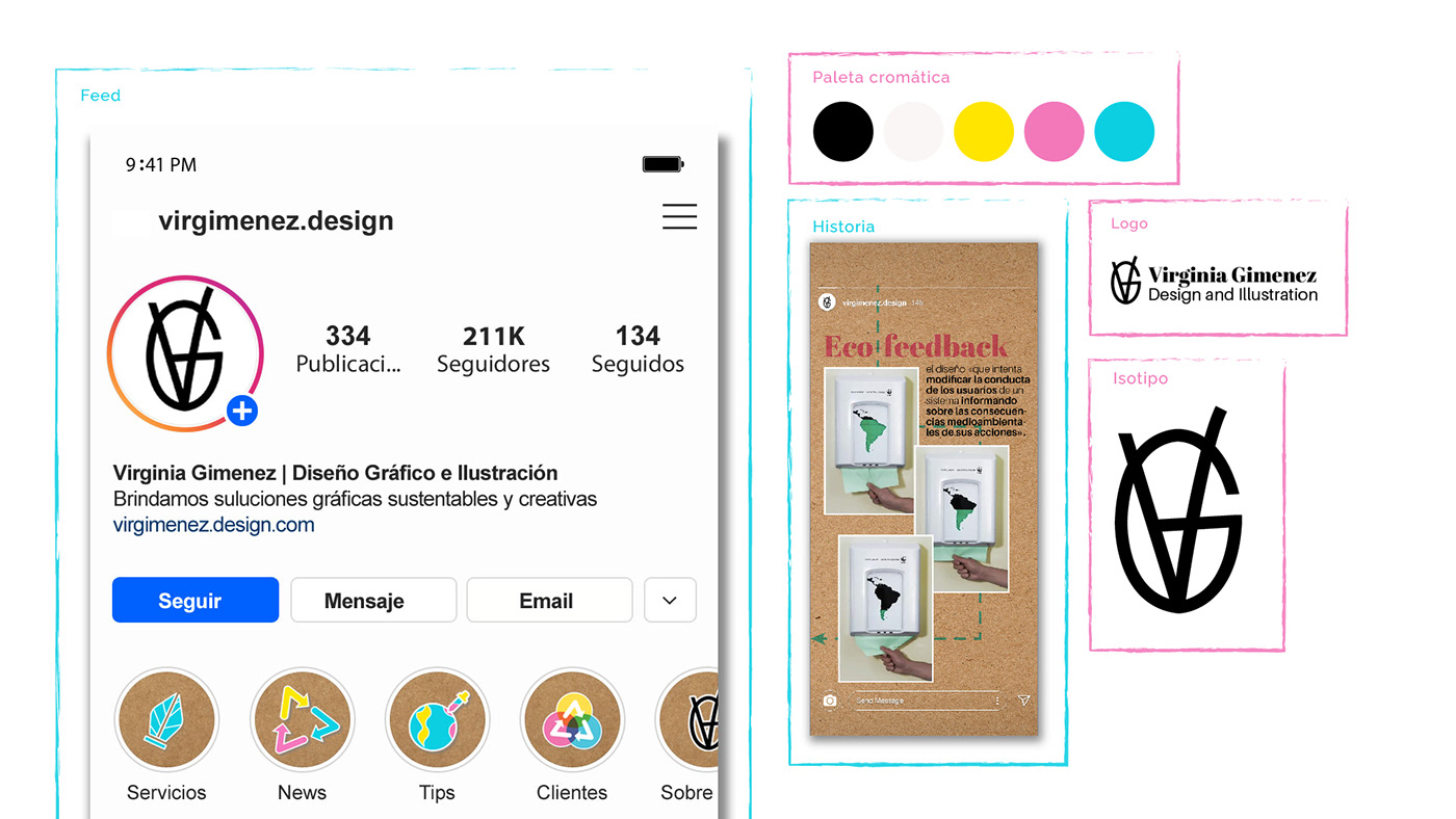 diseño gráfico brand identity design adobe illustrator Graphic Designer visual identity Social media post designer portafolio