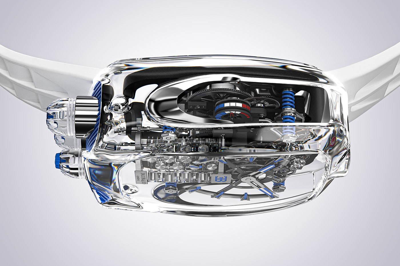 watch bugatti time Sapphire luxury horology Watches Advertising  design tourbillon