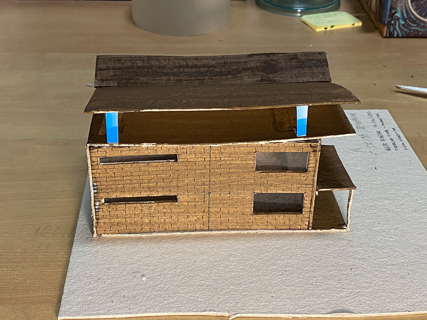 architecture emergency ephemeral model modeling wood