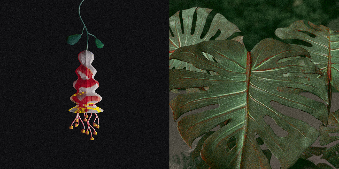 3D 3D illustration art direction  blender Digital Art  digital photography  portrait Render surreal textures